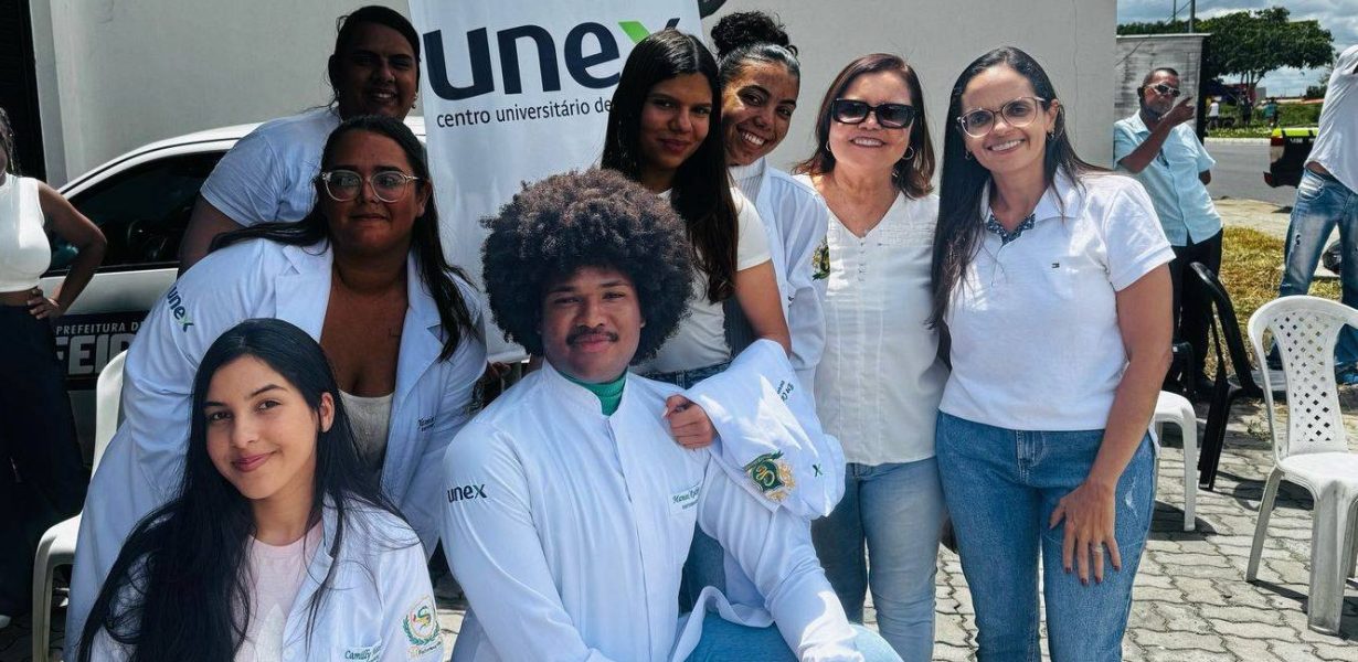 Unex leva ações de saúde ao projeto Lazer na Avenida em Feira de Santana